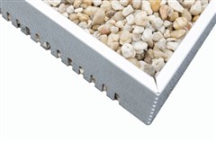 KNAUF INSULATION Urbanscape - Al kačírková lišta rohová - varianta mřížková